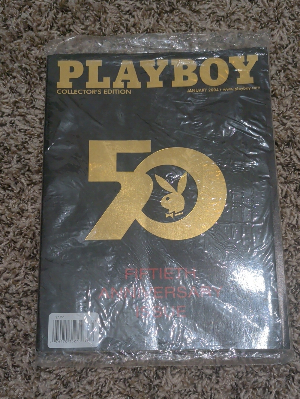 PLAYBOY January 2004 50th Anniversary Collector's Edition Paperback Magazine